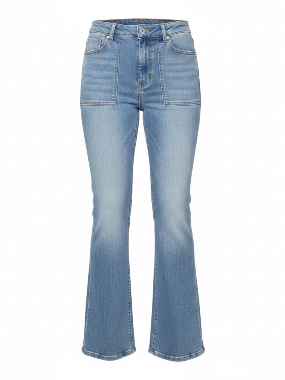 NWT D Jeans New York Light Wash High Rise Bootcut Jeans Flattering Sz 14 Trendy